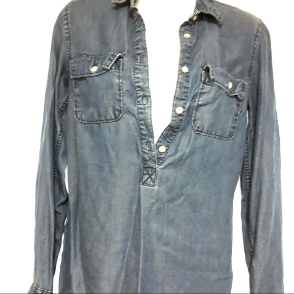 a.n.d ea wy Pullover Denim Shirt - Picture 2 of 8
